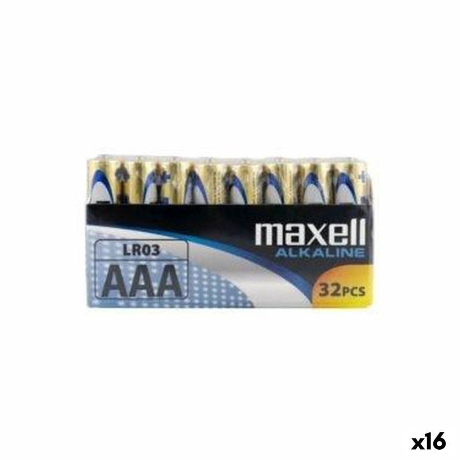 LR03 Alkalinebatterier Maxell AAA (32 Dele) (16 enheder) #1
