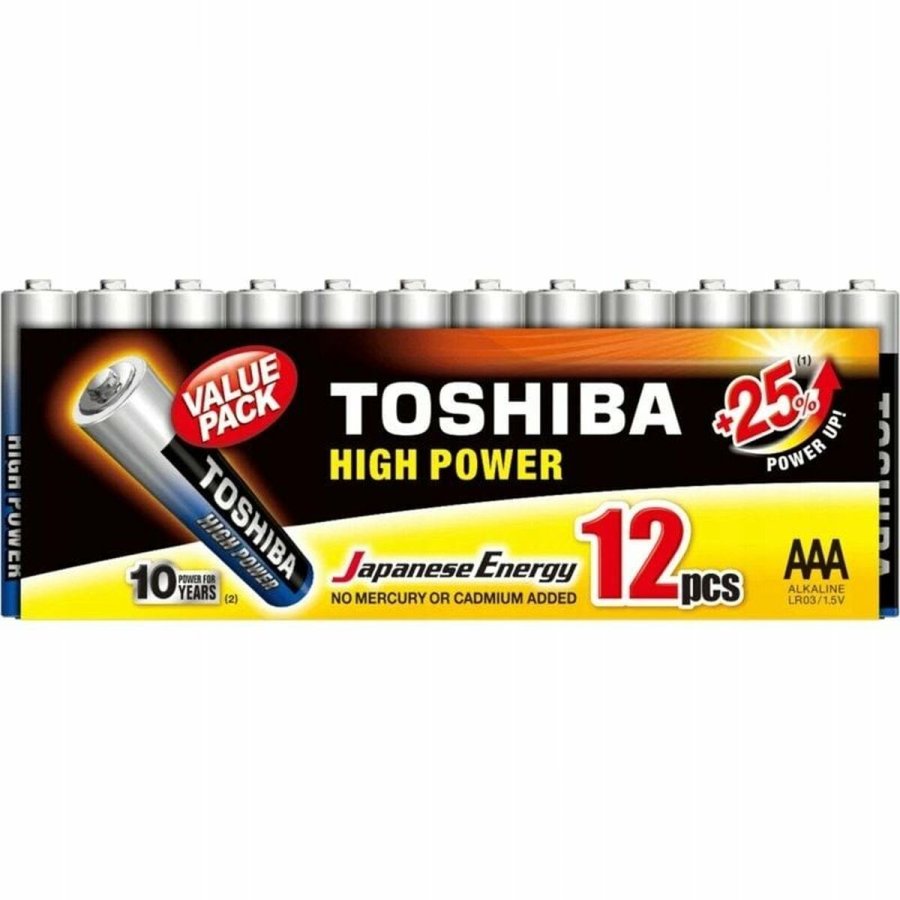 Batterier Toshiba High Power LR03 1,5 V AAA #1