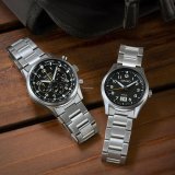 Herreur Seiko SSB447P1 Sort Slvfarvet #2