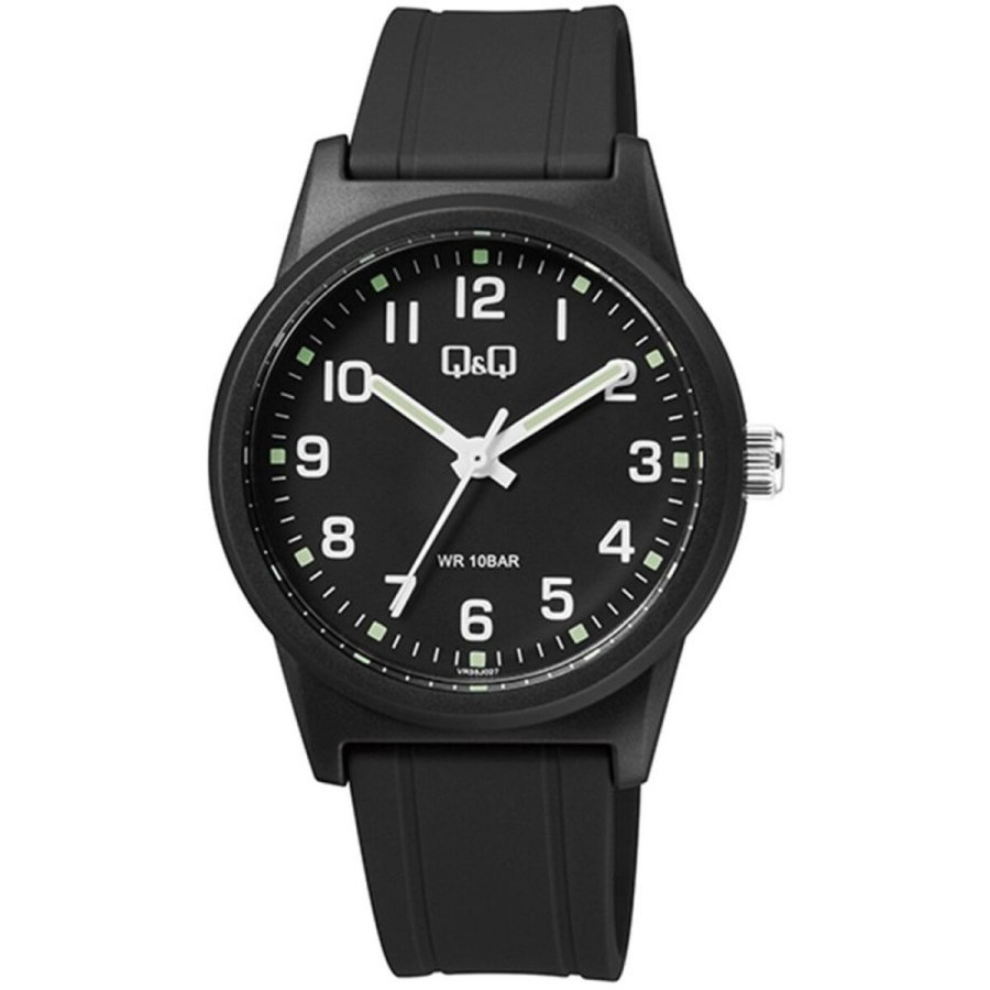 Unisex ur Q&Q VR35J027Y Sort ( 40 mm) ( 35 mm) #1