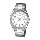 Unisex ur Casio DATE Hvid Slvfarvet ( 39 mm) ( 38,5 mm) #1