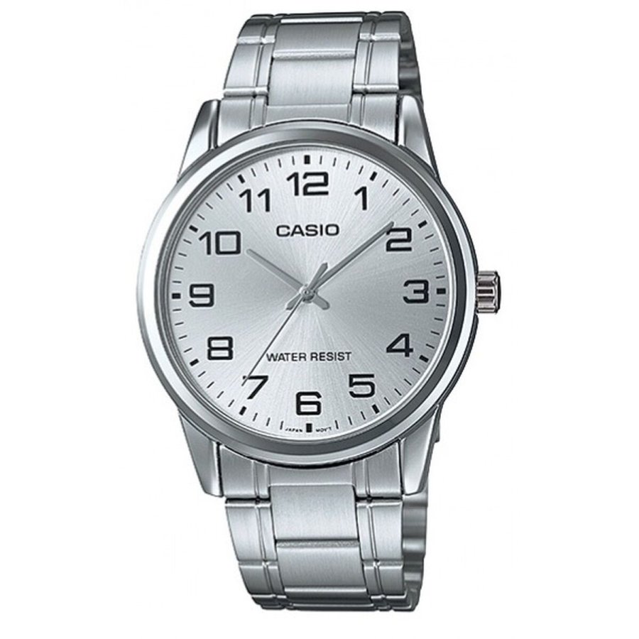 Unisex ur Casio COLLECTION Hvid Slvfarvet ( 38 mm) #1
