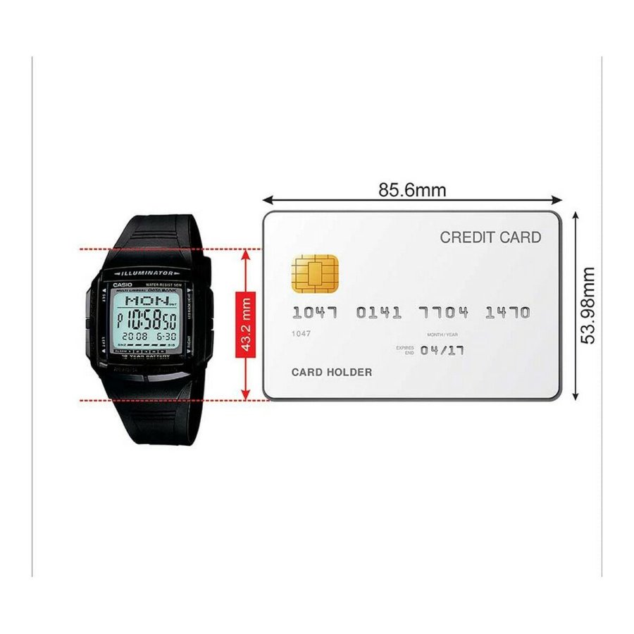 Unisex ur Casio DB-36-1AV ( 37 mm) #4