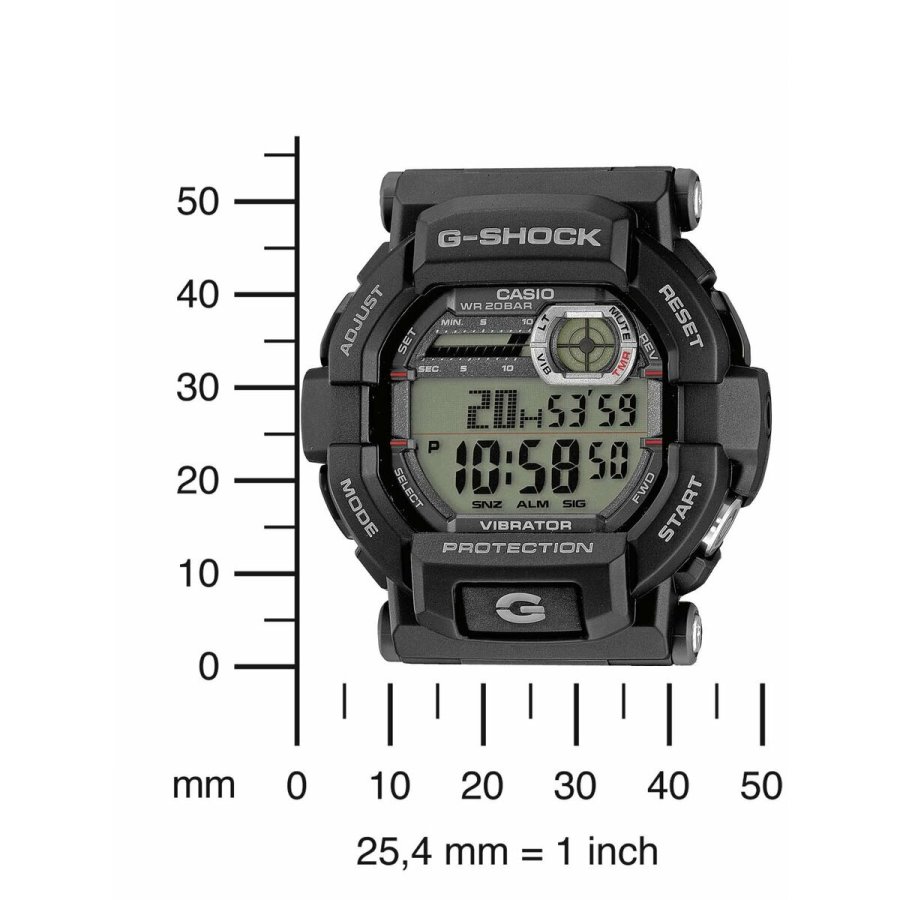 Herreur Casio G-Shock GD-350-1ER Sort #4