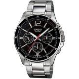 Herreur Casio MULTIFUNCTION CALENDAR - BLACK Sort Slvfarvet ( 43,5 mm) ( 35 mm) #1