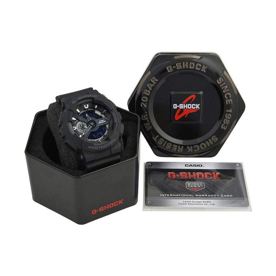 Herreur Casio G-Shock CLASSIC Sort Slvfarvet ( 55 mm) #6