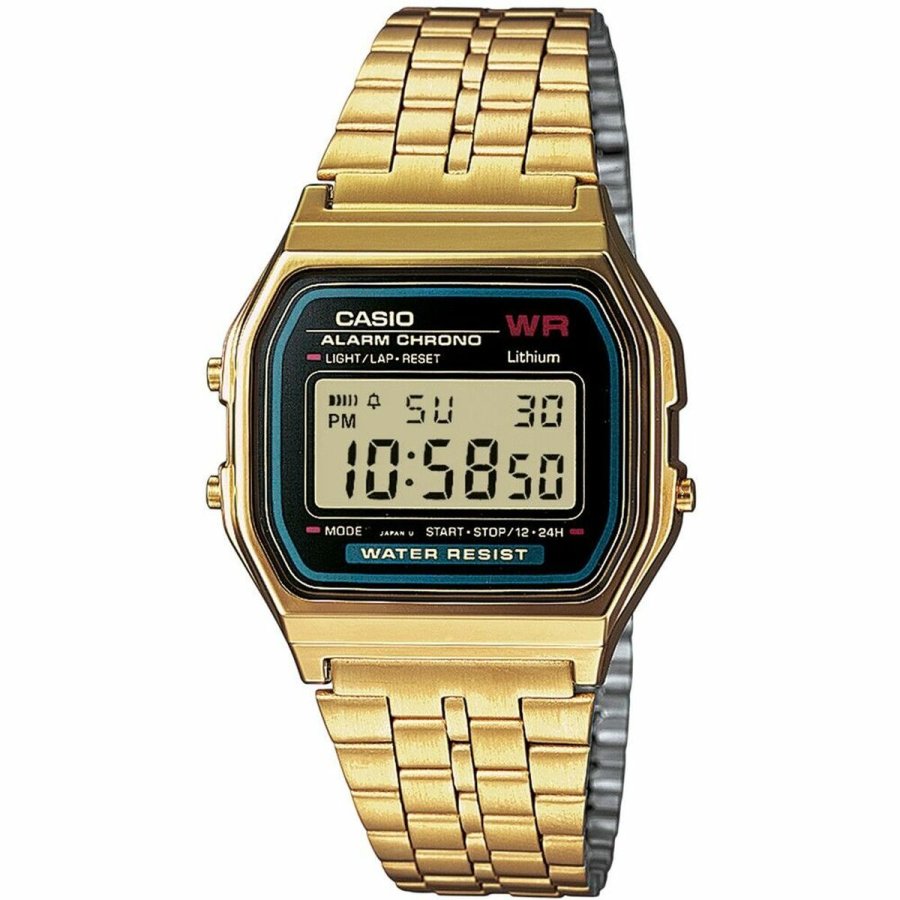 Ur Casio A159WGEA-1EF Gylden #1