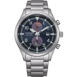 Herreur Citizen SPORT CRONO - ECO DRIVE Slvfarvet ( 43 mm) #1