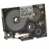 Lamineret tape til m�rkningsmaskiner Brother TZE131 Sort Gr� #2