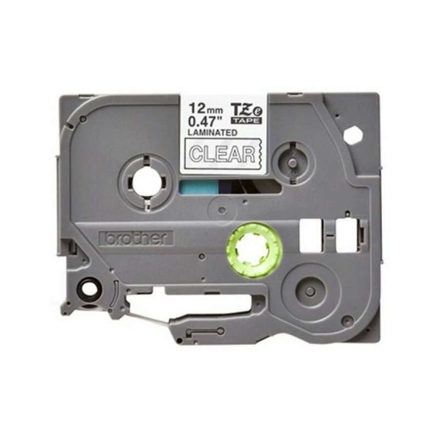 Lamineret tape til mrkningsmaskiner Brother TZE135 Hvid 12 mm x 8 m #4