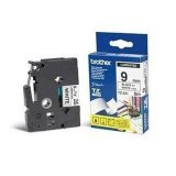 Lamineret tape til mrkningsmaskiner Brother TZE221 Sort/Hvid #1