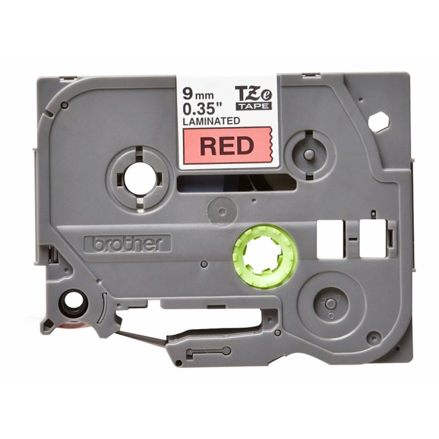 Lamineret tape til m�rkningsmaskiner Brother TZE421 Sort/R�d 9 mm #3