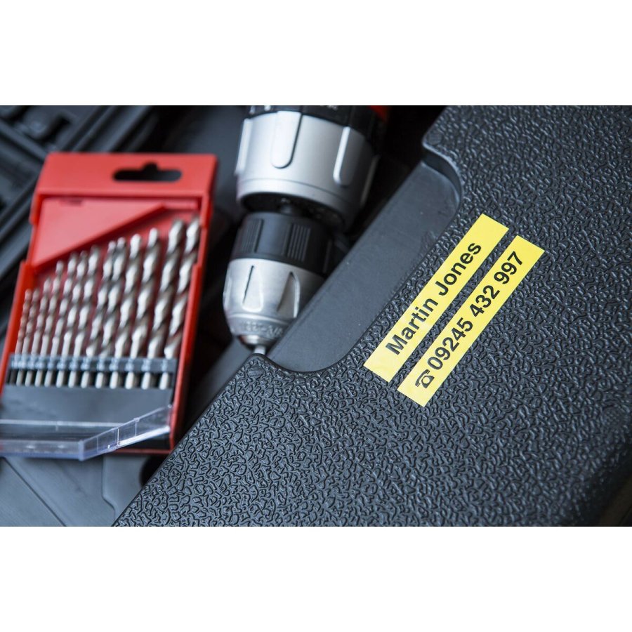 Lamineret tape til m�rkningsmaskiner Brother TZE651 Sort #3