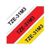 Lamineret tape til m�rkningsmaskiner Brother TZE31M3 12 mm #1