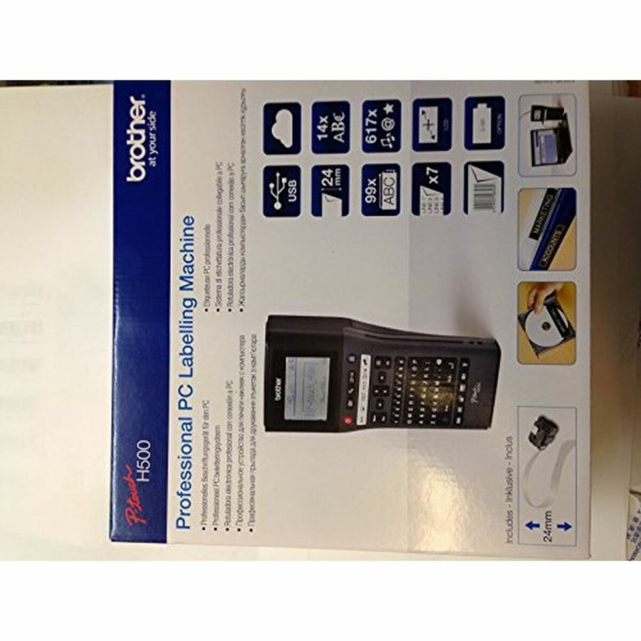 Brbar elektrisk labelmaker Brother PTH500ZX1 Sort #1