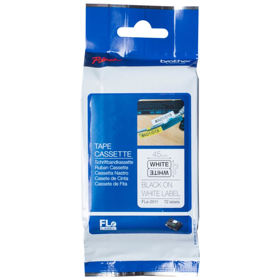 Original Matrix Tape Brother FLE2511 Hvid #5