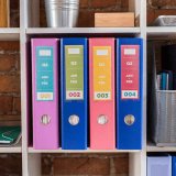 Printer labels Brother BA77927 Hvid Lilla #1