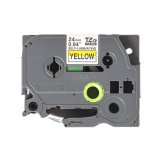 Lamineret tape til m�rkningsmaskiner Brother TZESL651 Sort/Gul (1 enheder) #2