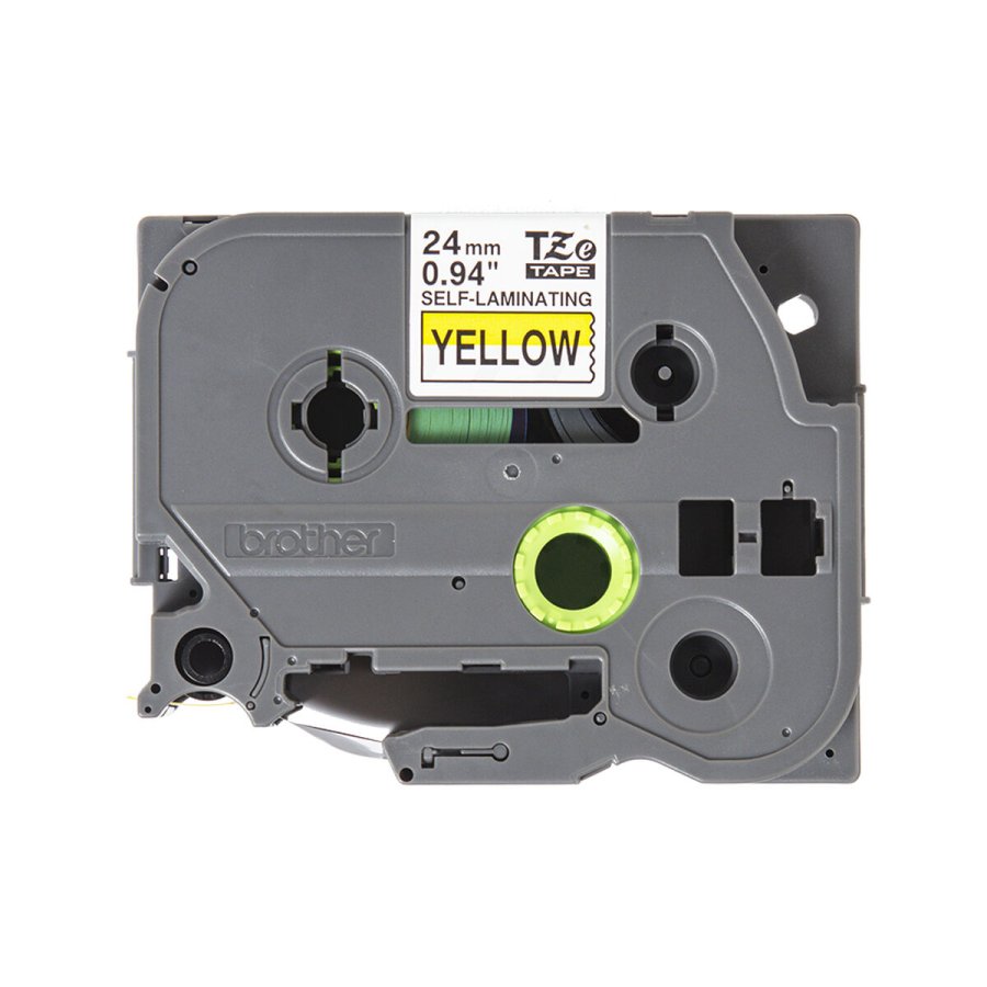 Lamineret tape til m�rkningsmaskiner Brother TZESL651 Sort/Gul (1 enheder) #1