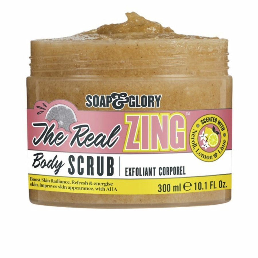 Eksfolierende Kropscreme Soap & Glory The Real Zing 300 ml #1