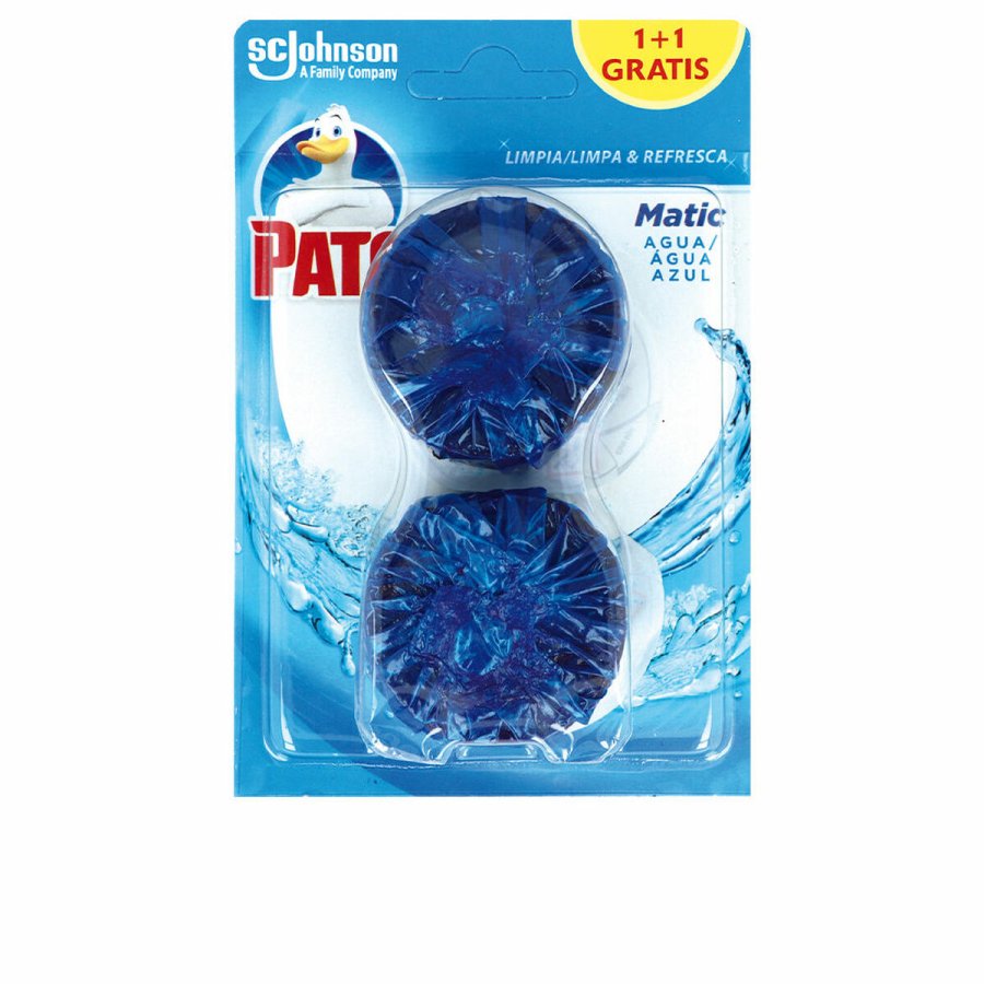 Toilet air freshener Pato 2 x 50 g Agua Azul Deodorant #1