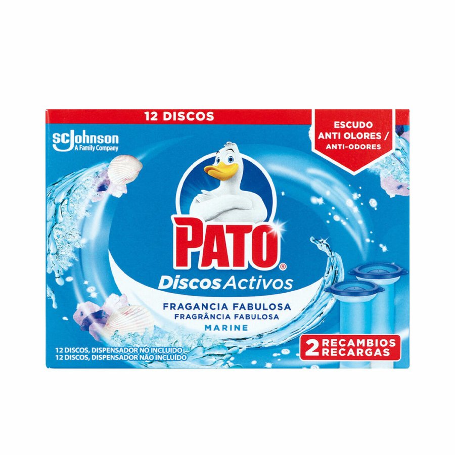 Toilet air freshener Pato Discos Activos Udskifter Marine 2 enheder Desinficerende #1