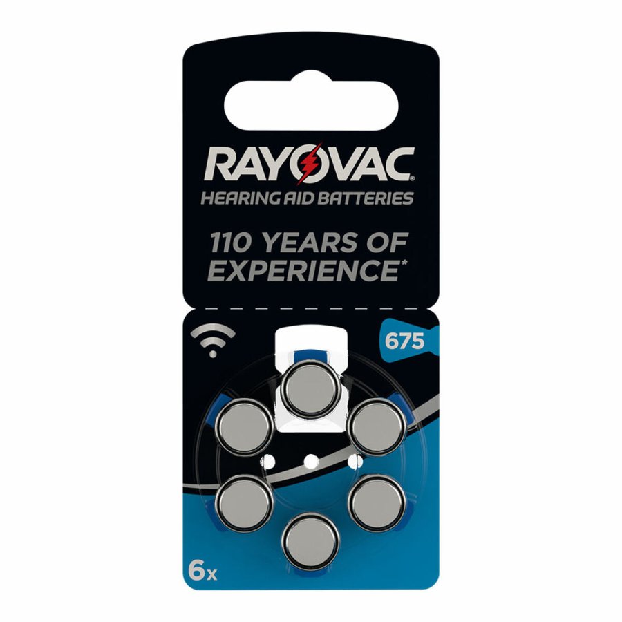 Lithium knapcellebatterier Rayovac Kompatibel med hovedtelefoner ZA675 1,4 V (6 enheder) #1