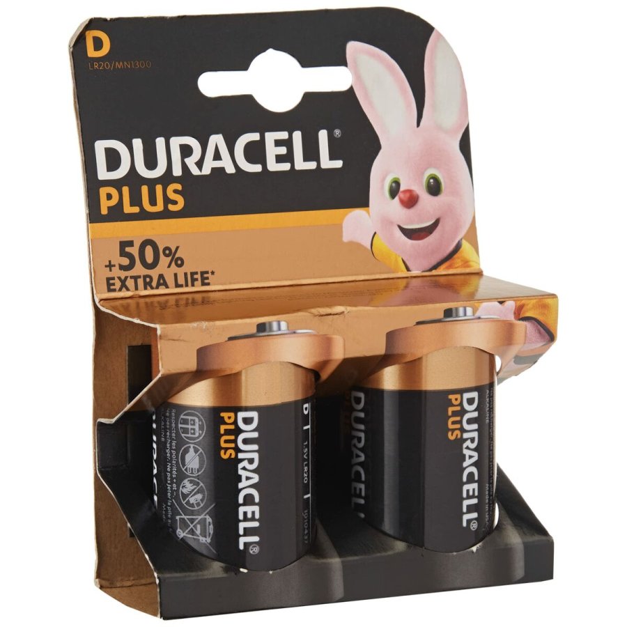 Alkalinebatterier LR20 DURACELL Plus Power  D #3