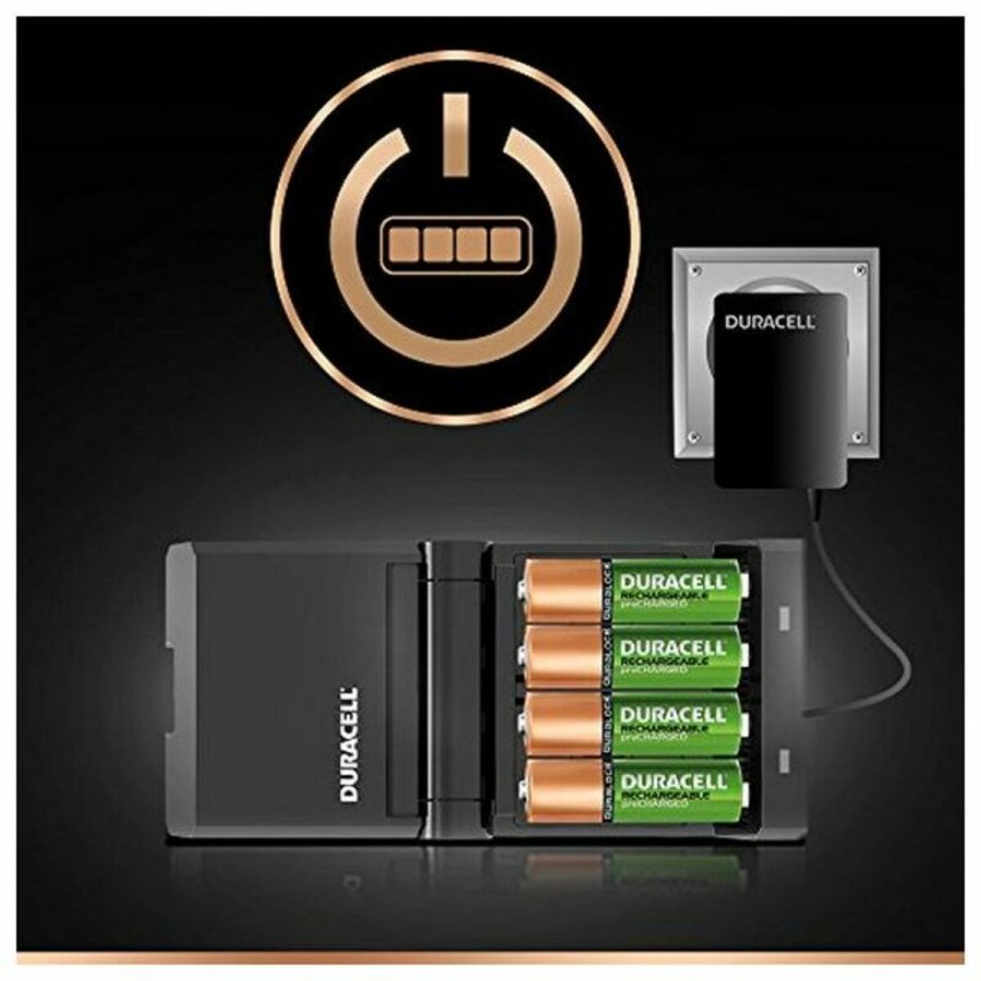 Oplader + genopladelige batterier DURACELL CEF27 2 x AA + 2 x AAA 1700 mAh 750 mAh (1 enheder) #9