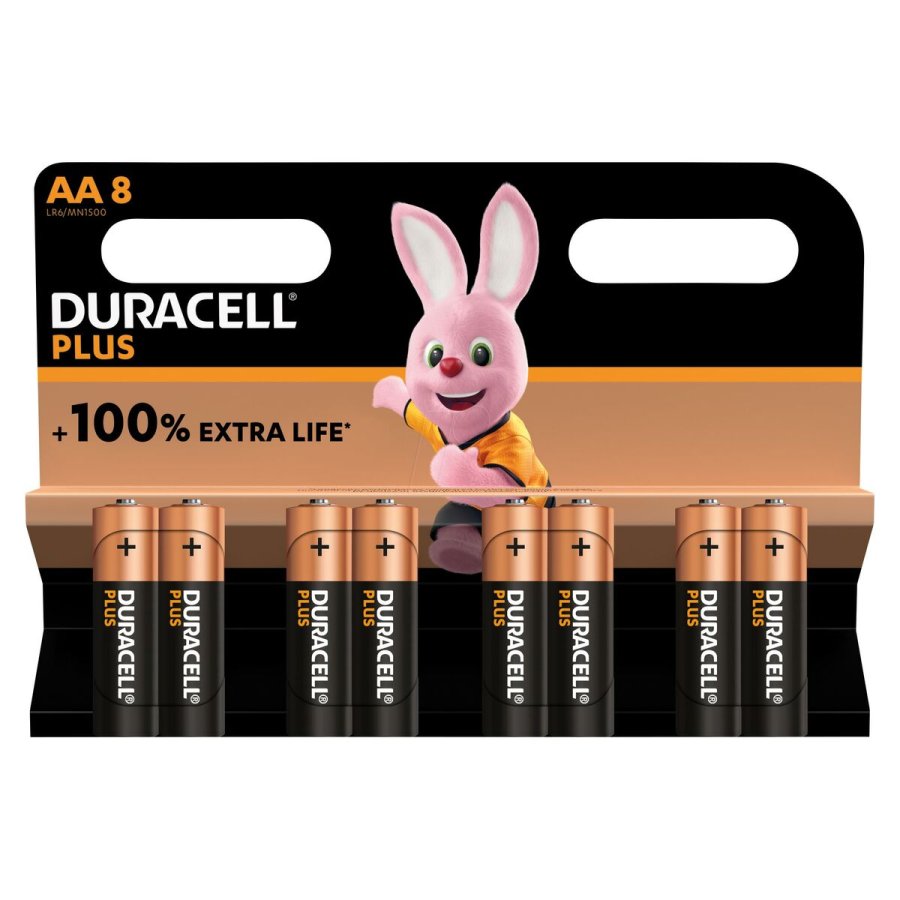 Alkalinebatterier DURACELL LR06 LR6 AA 1.5V (8 pcs) #1