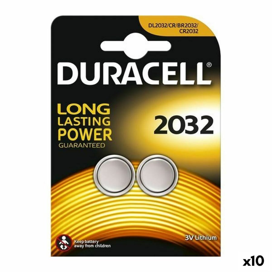 Batterier DURACELL DL2032B2 3V (10 enheder) #1