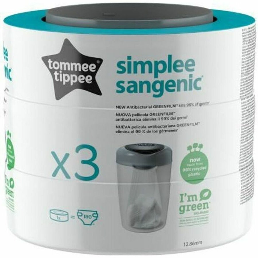 Affaldsposer Tommee Tippee Sangenic Simplee 3 enheder #1