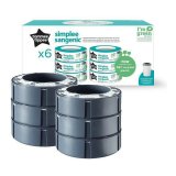 Udskifter Tommee Tippee Simplee Sangenic 6 enheder #1