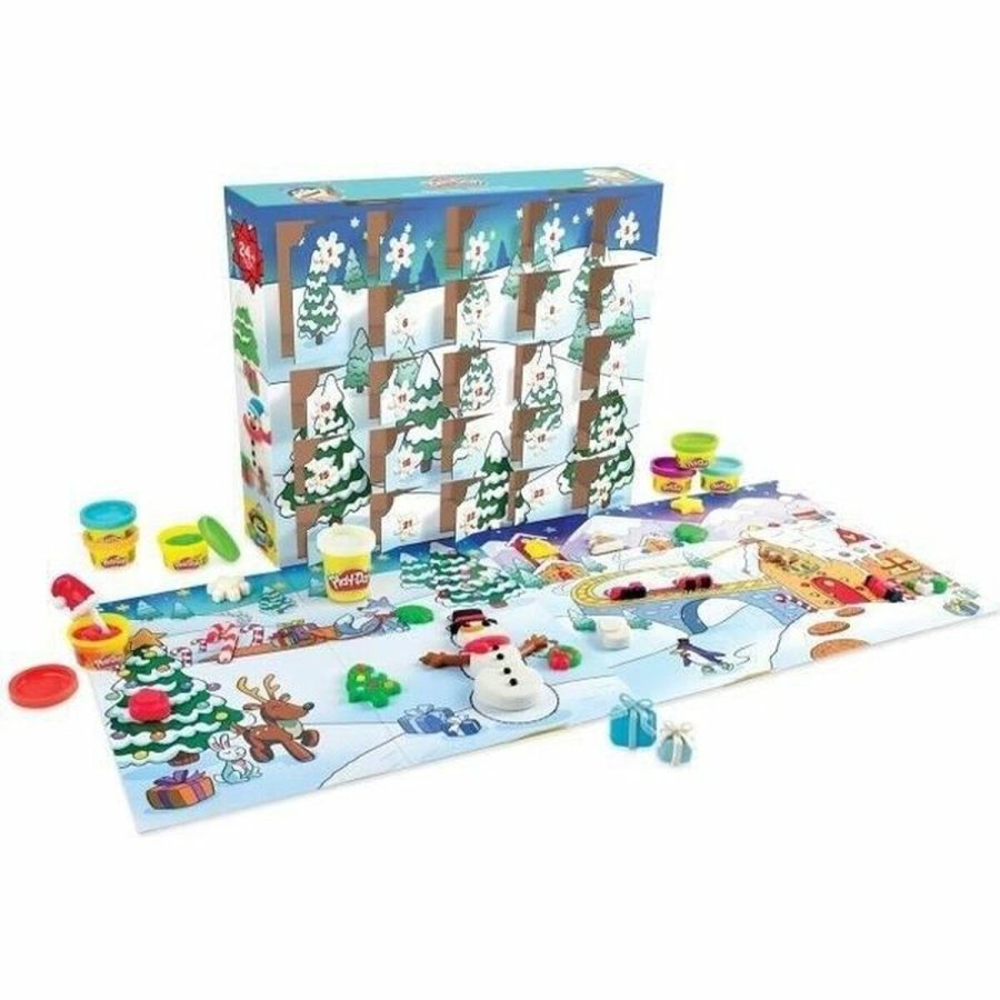 Adventskalender Play-Doh Plastik Jul (24 Dele) #1