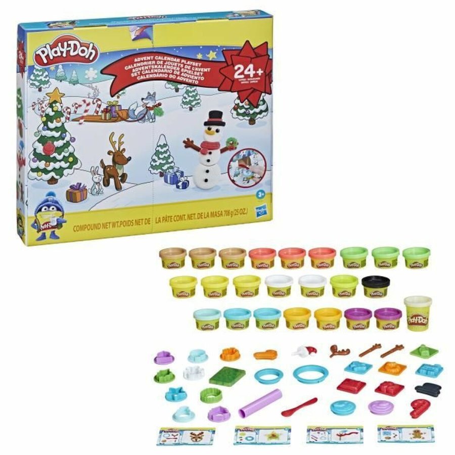 Adventskalender Play-Doh Plastik Jul (24 Dele) #9