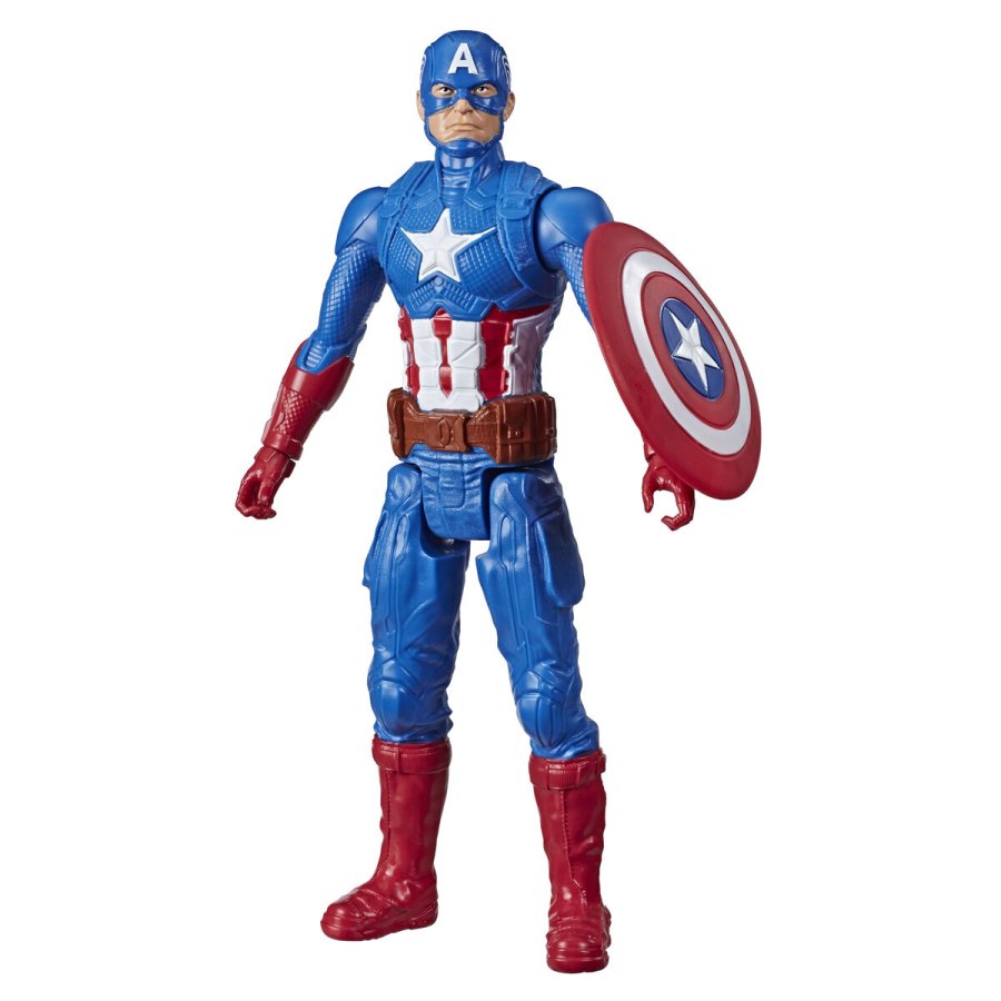 Samlet figur Hasbro Titan Hero Captain America 30 cm #1