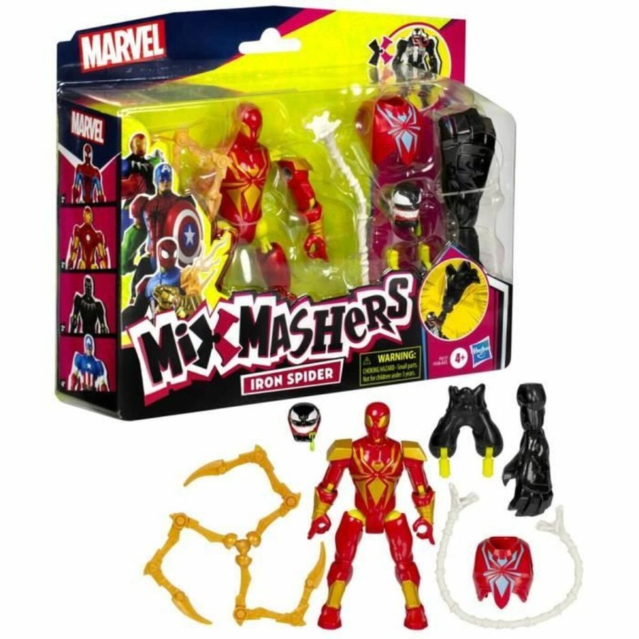 Samlet figur Hasbro MixMashers Iron Spider Deluxe #1