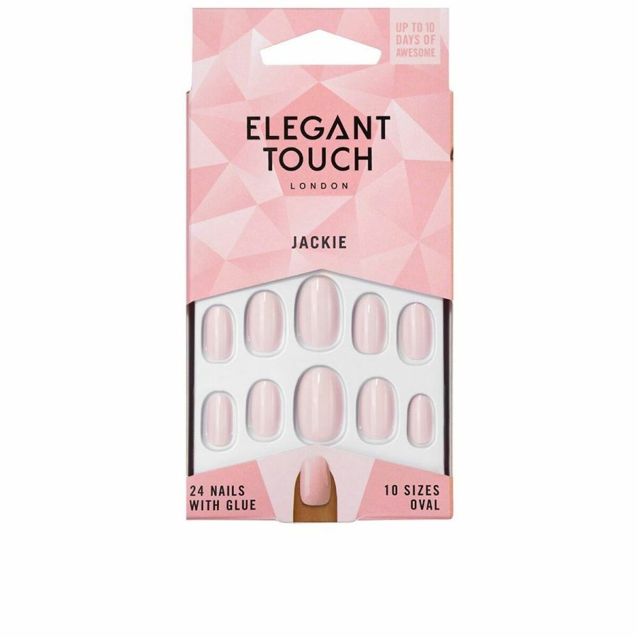 Falske negle Elegant Touch Polished Colour Jackie 24 Dele (24 uds) #1
