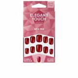 False Nails Elegant Touch Polished Colour Afrundet Rich Red (24 uds) #1