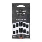 Falske negle Elegant Touch Core Colour Midnight black (24 pcs) #1