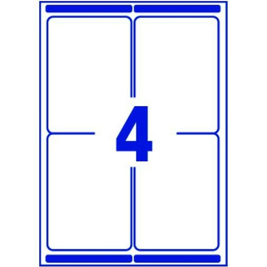 Printer labels Avery L7169 Hvid 100 Ark 99,1 x 139 mm (5 enheder) #3