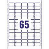 Selvklbende etiketter Avery Gennemsigtig 210 x 297 mm 38,1 x 21,2 mm #3