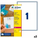 Printer labels Avery L4610 Hvid 25 Ark 199,6 x 289,1 mm (5 enheder) #1