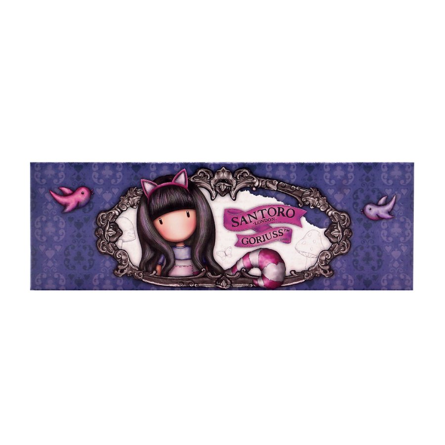 Vadsk Gorjuss Cheshire cat Kasse Lilla (20.2 x 4 x 7 cm) #1