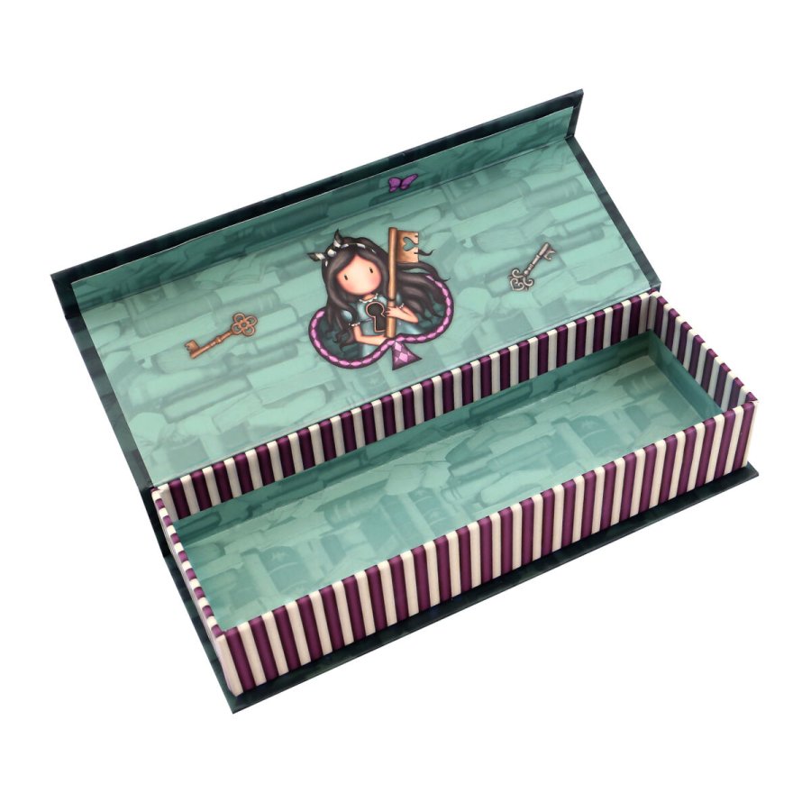 Vadsk Gorjuss Curiosity Kasse Gr Grn (20.2 x 4 x 7 cm) #2