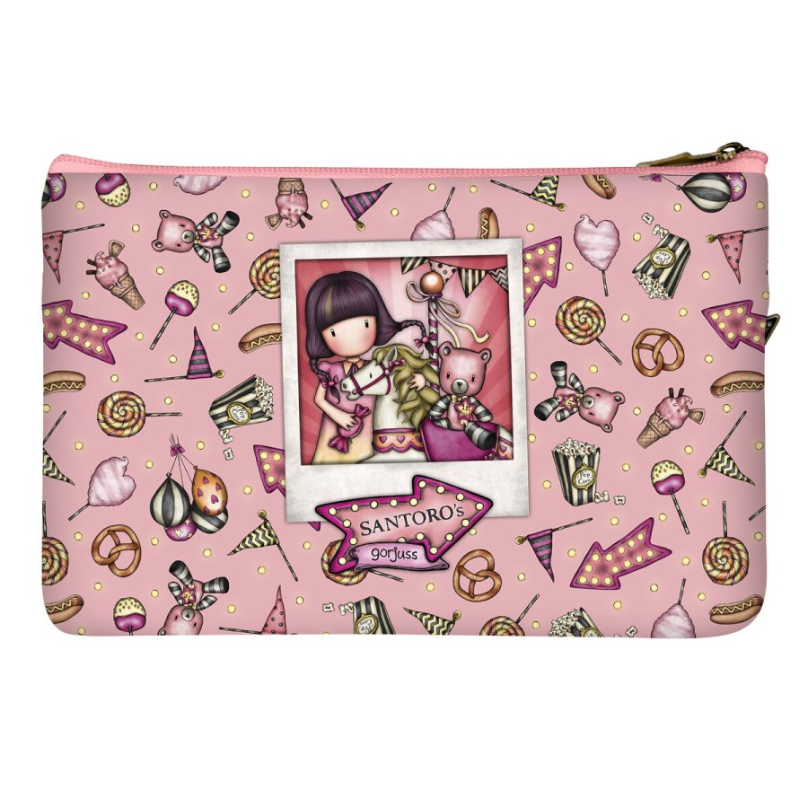 Penalhus Gorjuss Carousel Laksefarvet (23.4 x 15.5 x 1.5 cm) #2