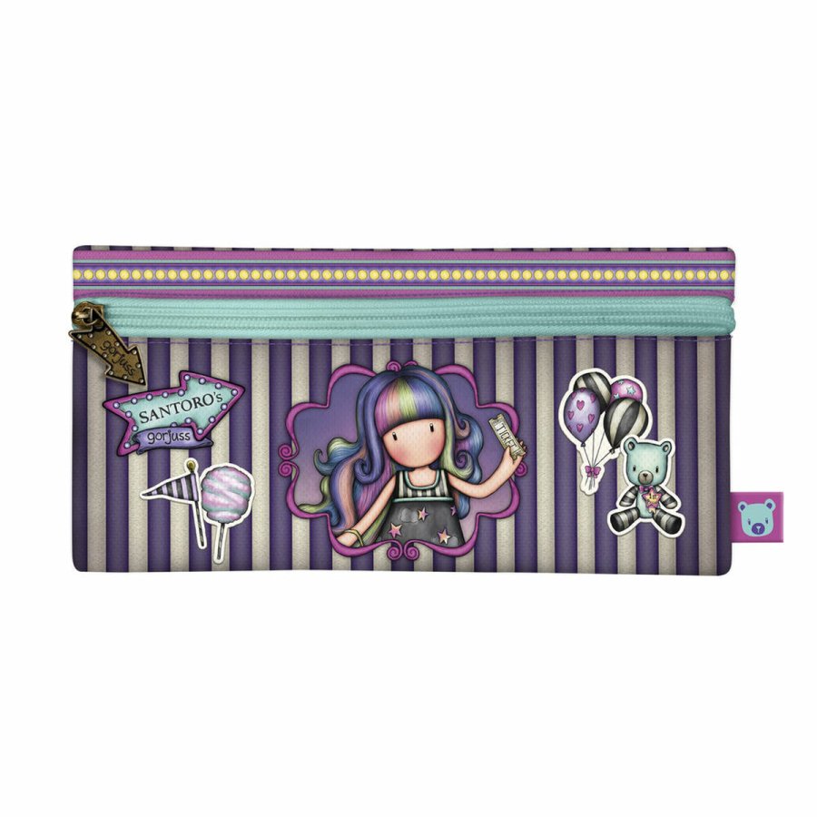 Penalhus Gorjuss Up and away Lilla (22 x 11 x 1.5 cm) #1