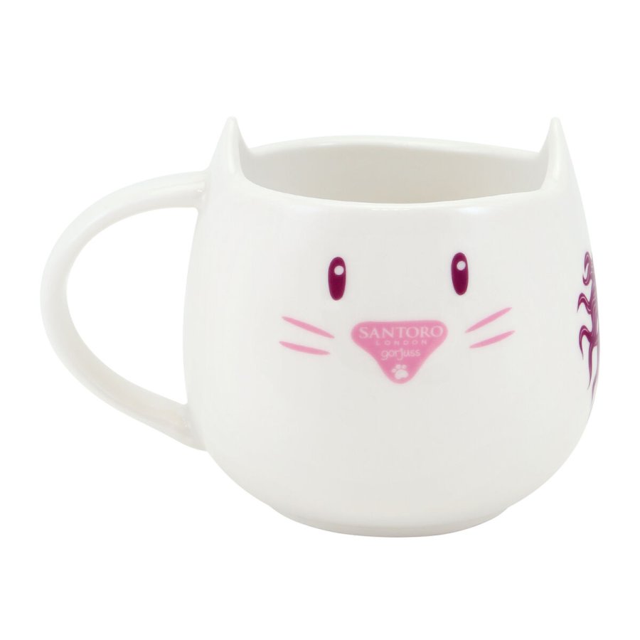 Kop og tallerken Gorjuss Purrrrrfect love Keramik Varmebrikker Skodelica #5