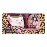 Kop og tallerken Gorjuss Purrrrrfect love Keramik Varmebrikker Skodelica #1