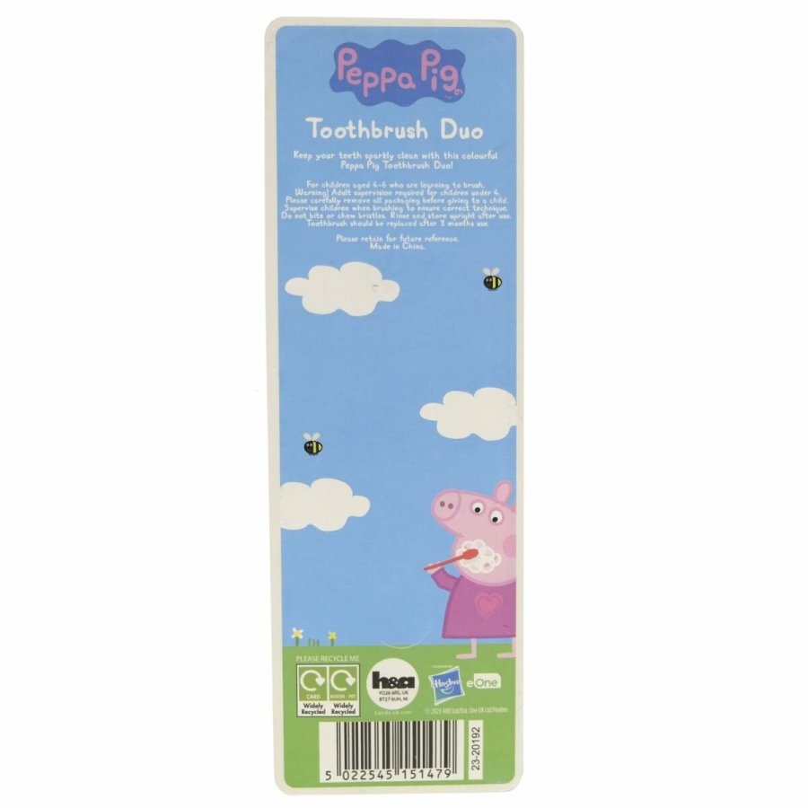 Tandbrste til Brn Peppa Pig Pink Bl (2 enheder) #2
